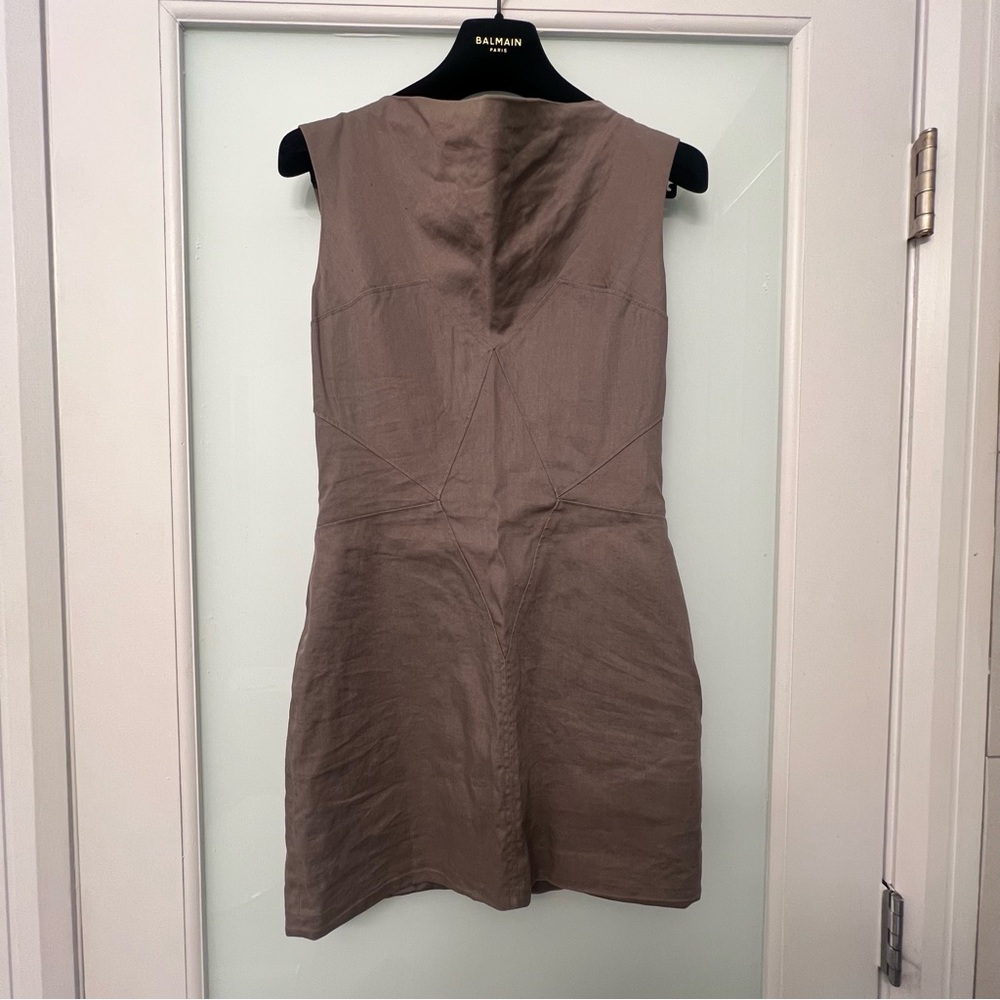 Helmut Lang Grey Micro Mini Dress